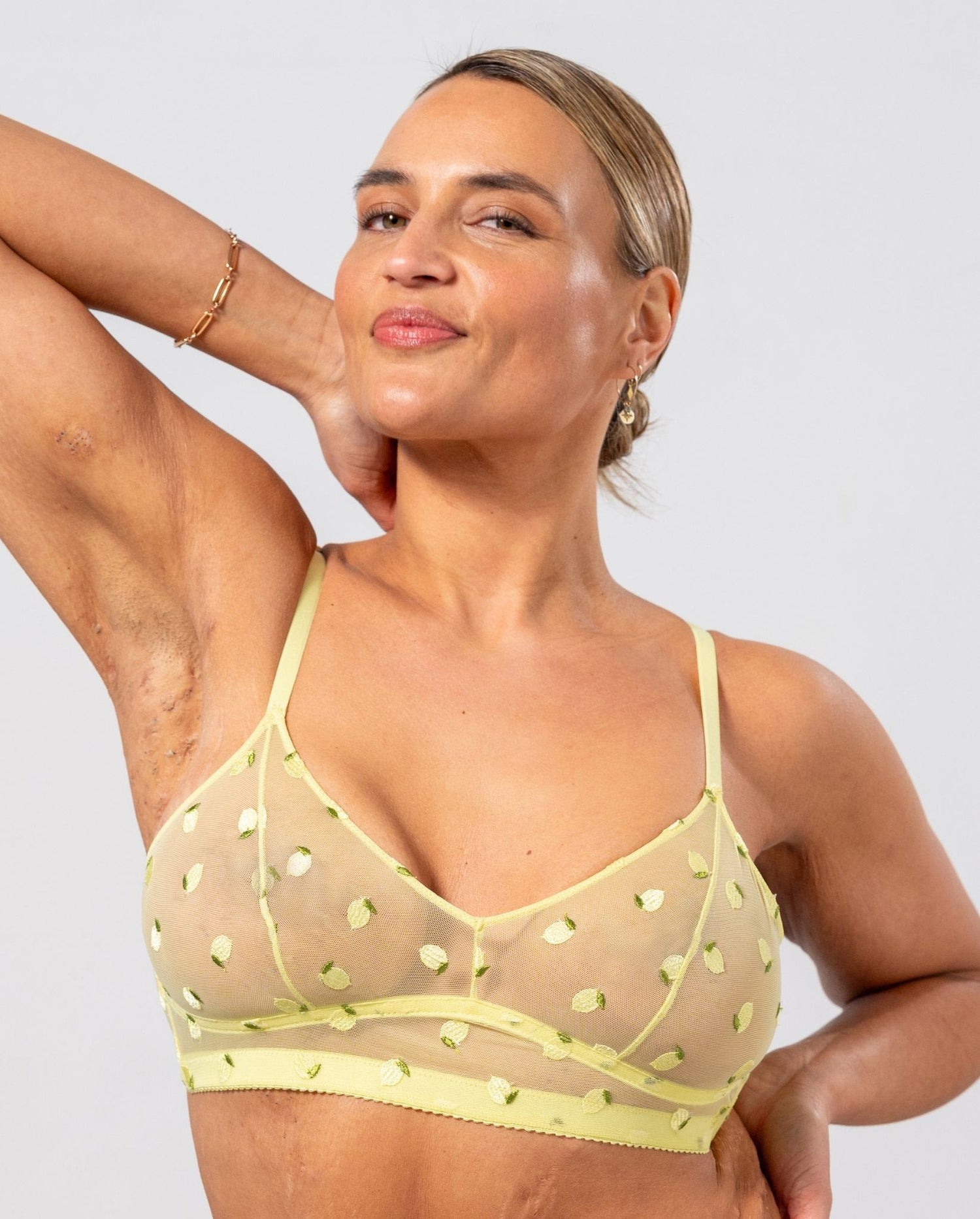 Mesh Balconette Light Yellow