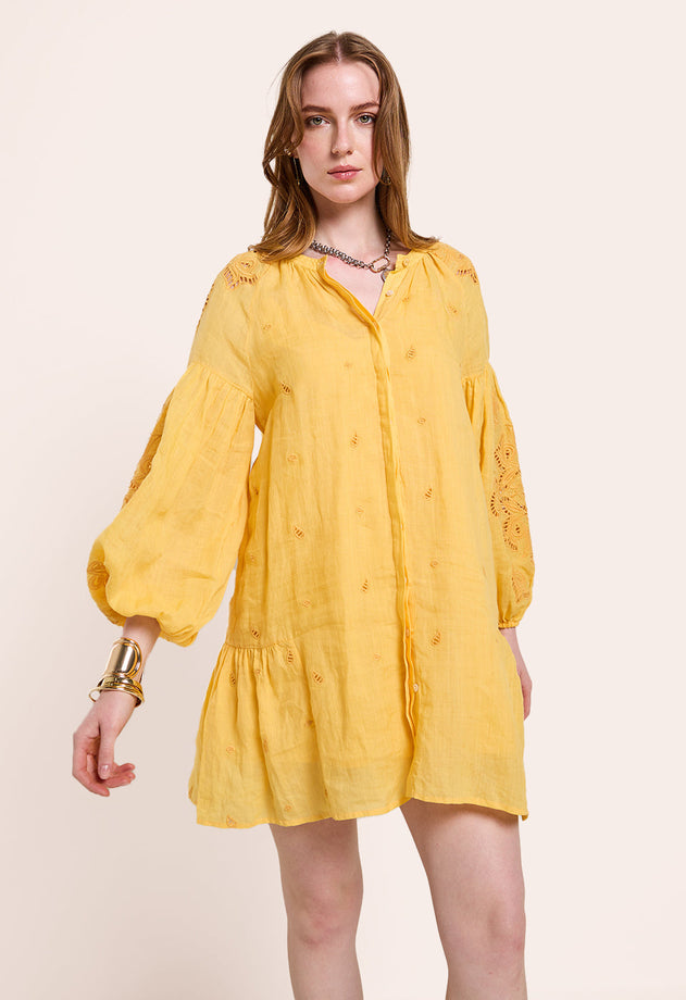 Lira Short Dress Warm Sun