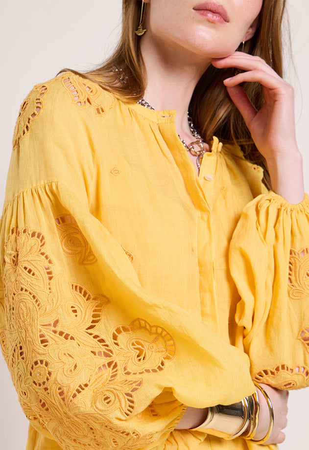 Lira Short Dress Warm Sun