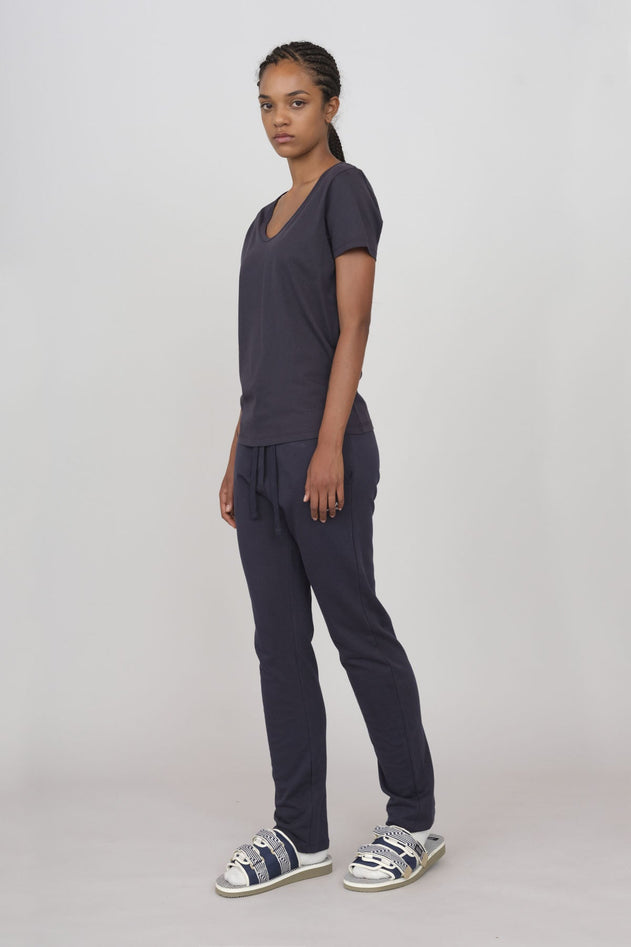 Women's Straight Gauzy Joggers Black