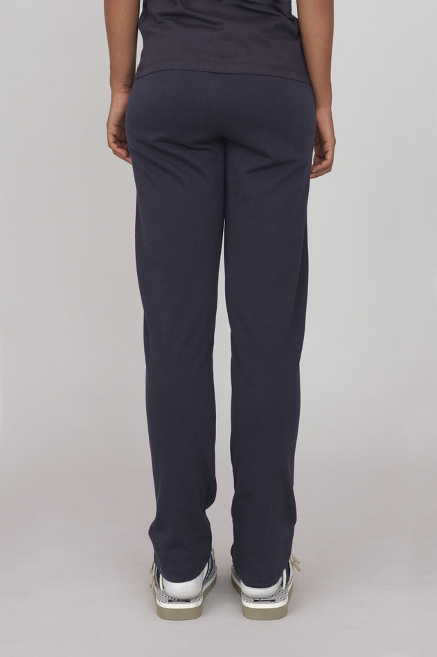 Women's Straight Gauzy Joggers Black