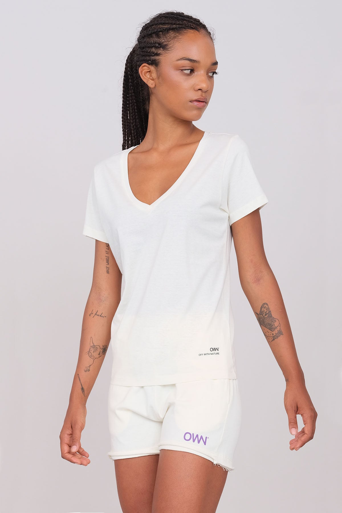 Women's Deep V-Neck T-Shirt