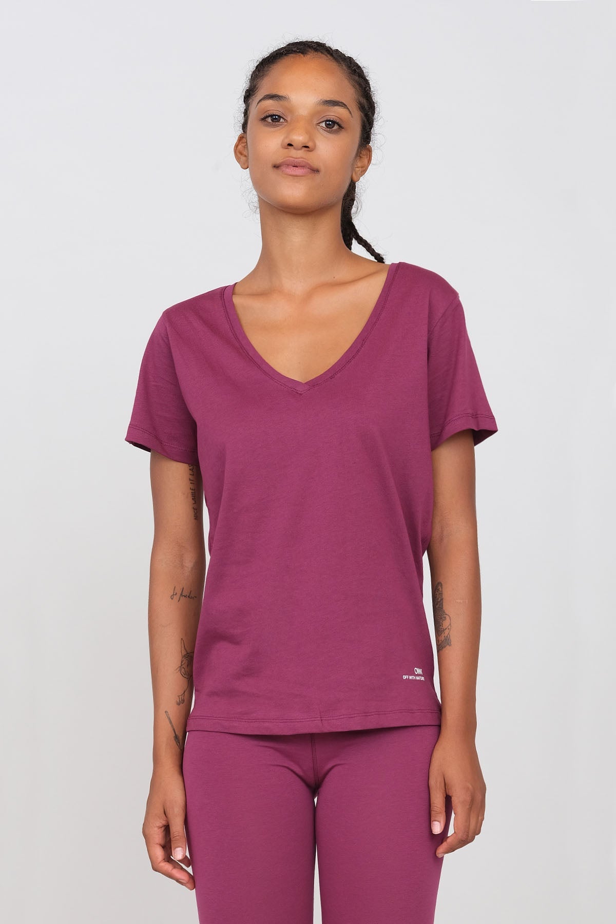 Women's Deep V-Neck T-Shirt
