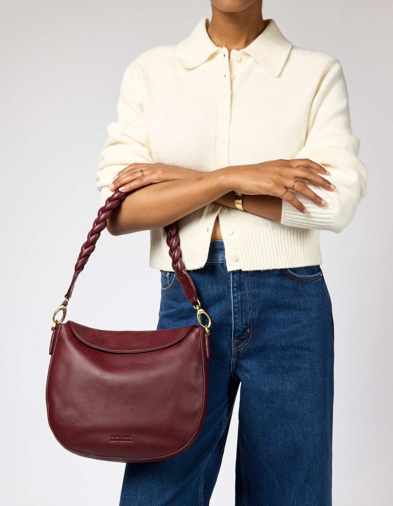Lana Bag Soft Grain Dark Cherry