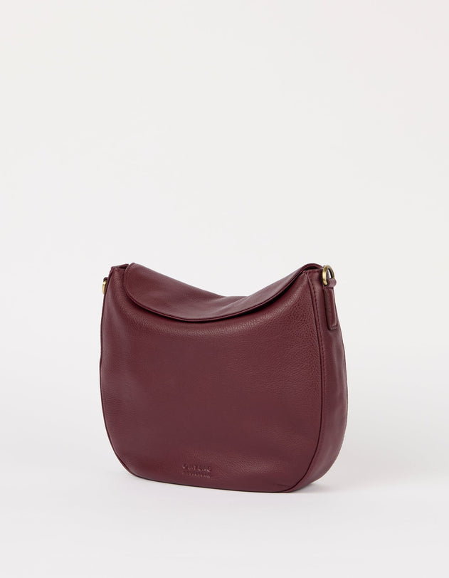 Lana Bag Soft Grain Dark Cherry