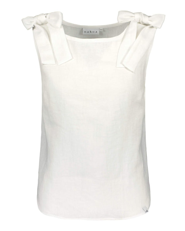 Lauren Top Coconut Milk White - IVALO.COM