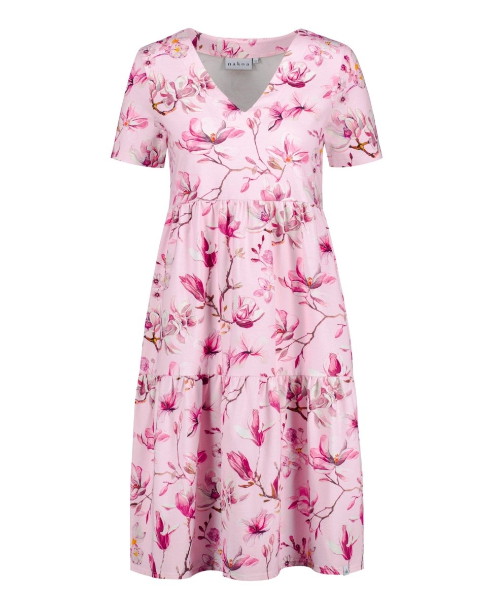 Layered Dress Ballet of Blossoms Pink - IVALO.COM