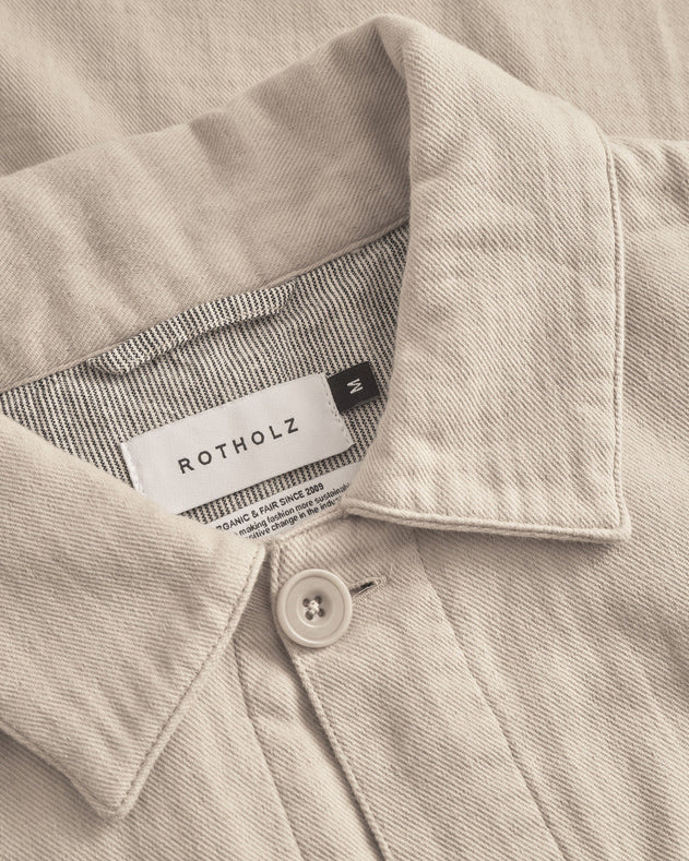 Light Overjacket Washed Sand