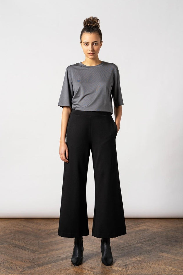 Lottie Wide Pants Black - RESIDUS - IVALO.COM