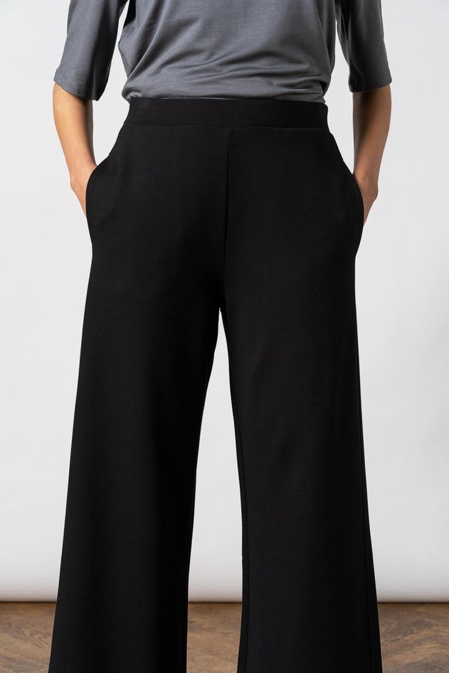 Lottie Wide Pants Black - RESIDUS - IVALO.COM