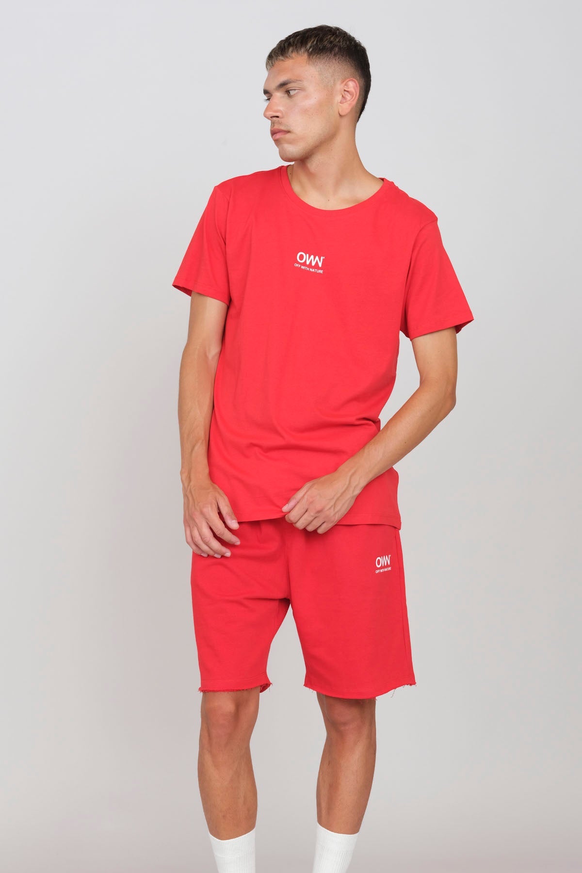 Men's Plush Shorts Apple Green