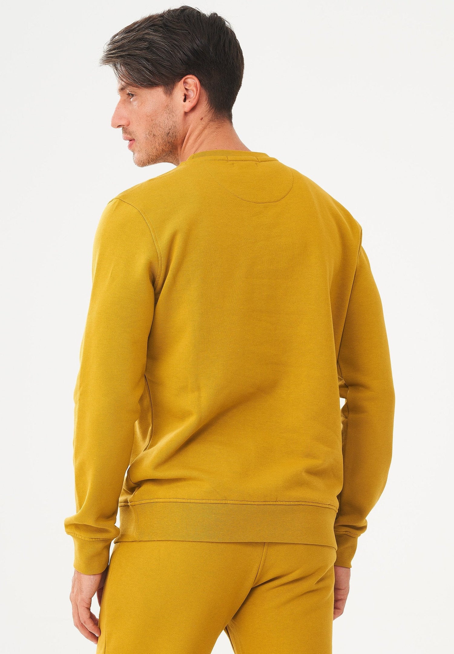 Men's Organic Cotton Fleece Sweatshirt Tobacco