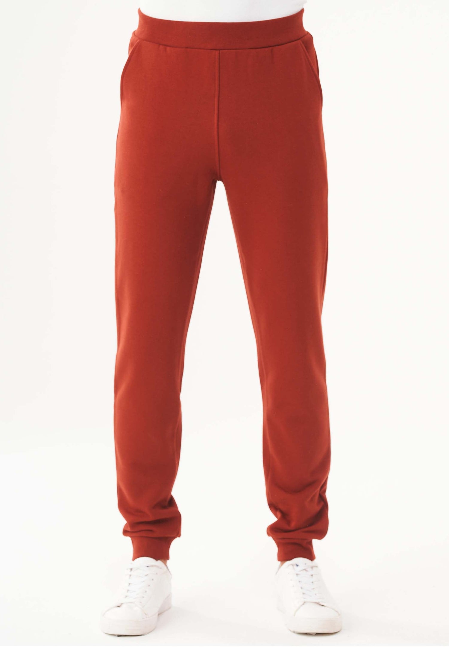 Men's Organic Cotton Fleece Sweatpants Ginger