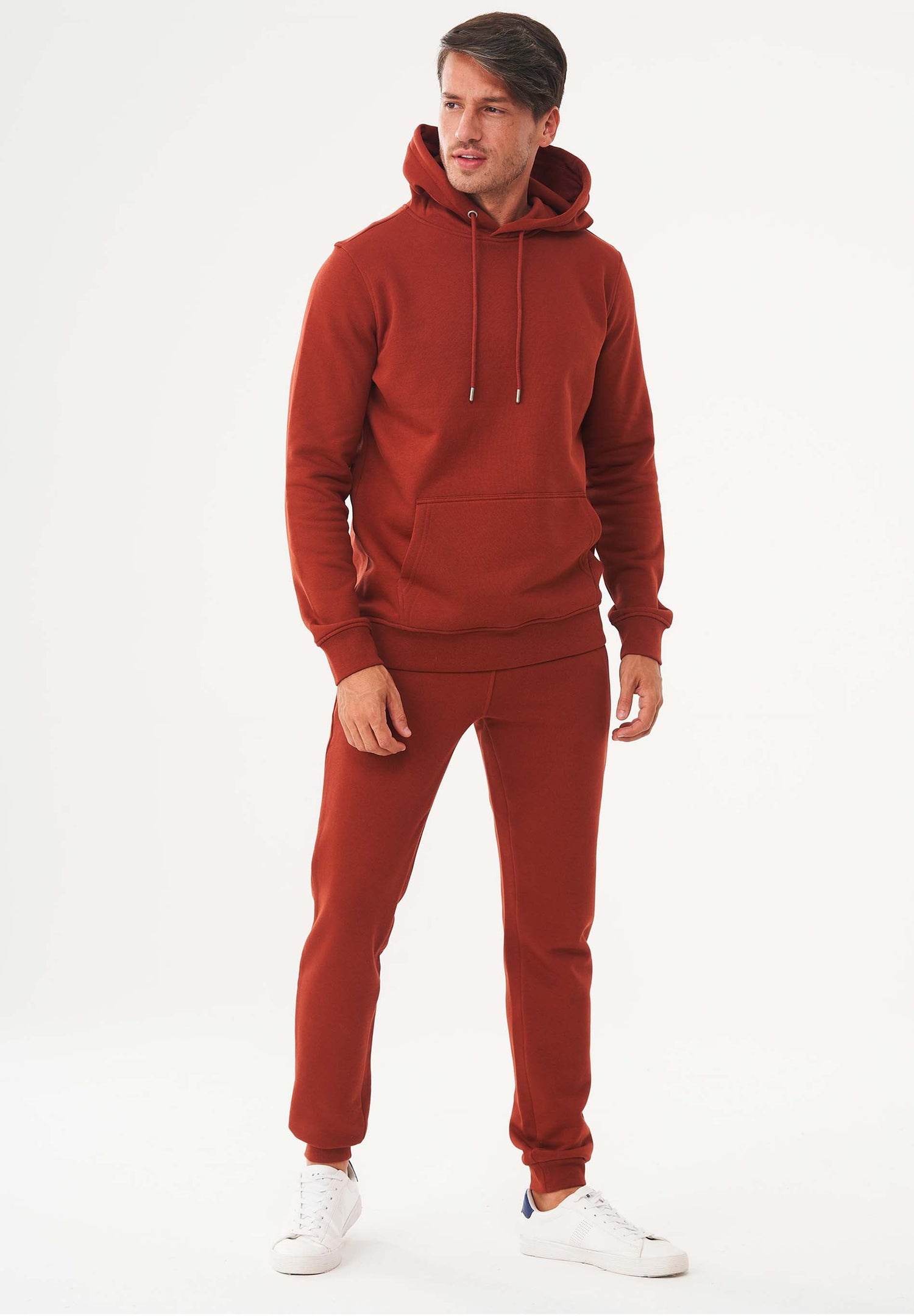 Men's Organic Cotton Fleece Sweatpants Ginger