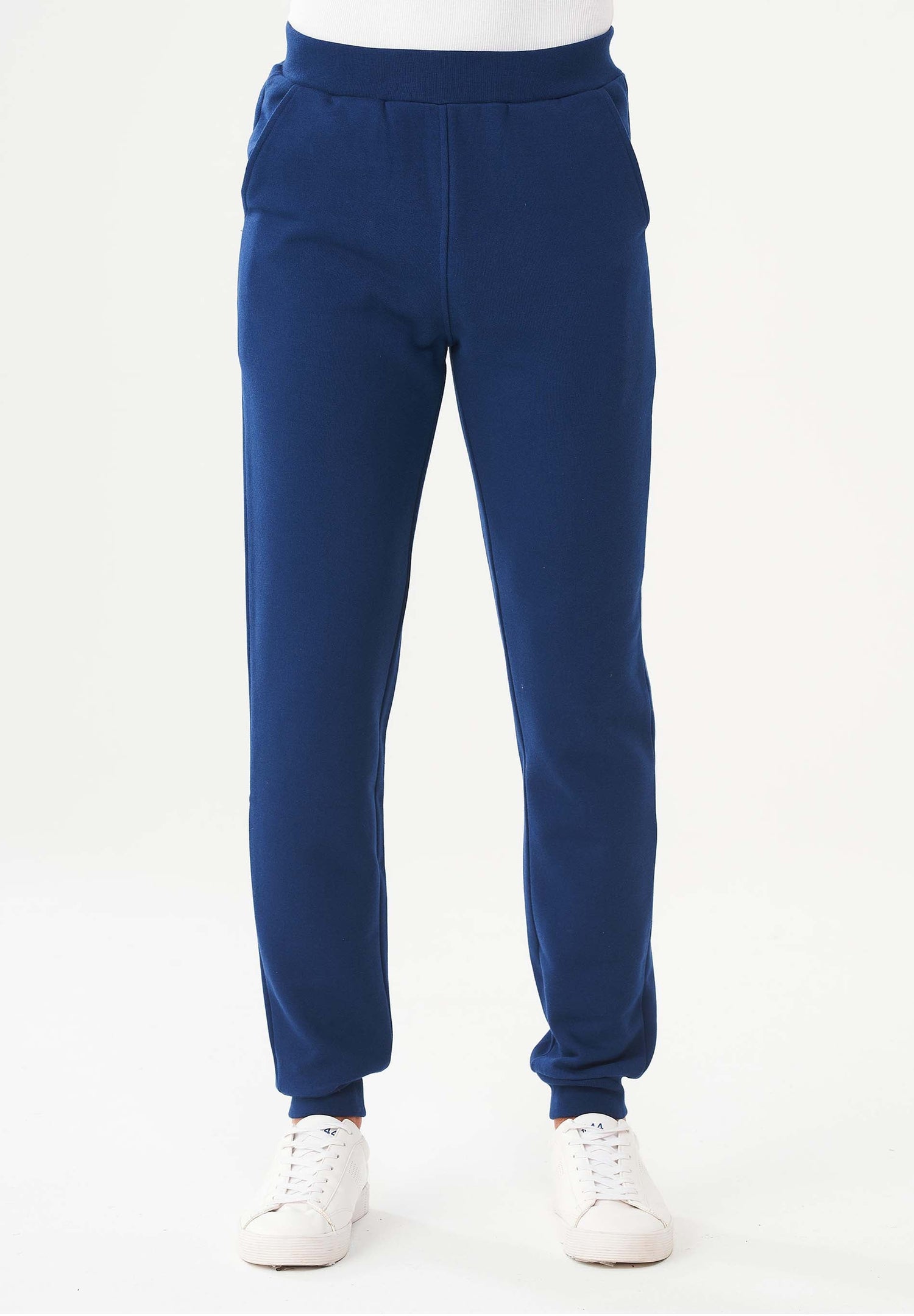 Men's Organic Cotton Fleece Sweatpants Navy