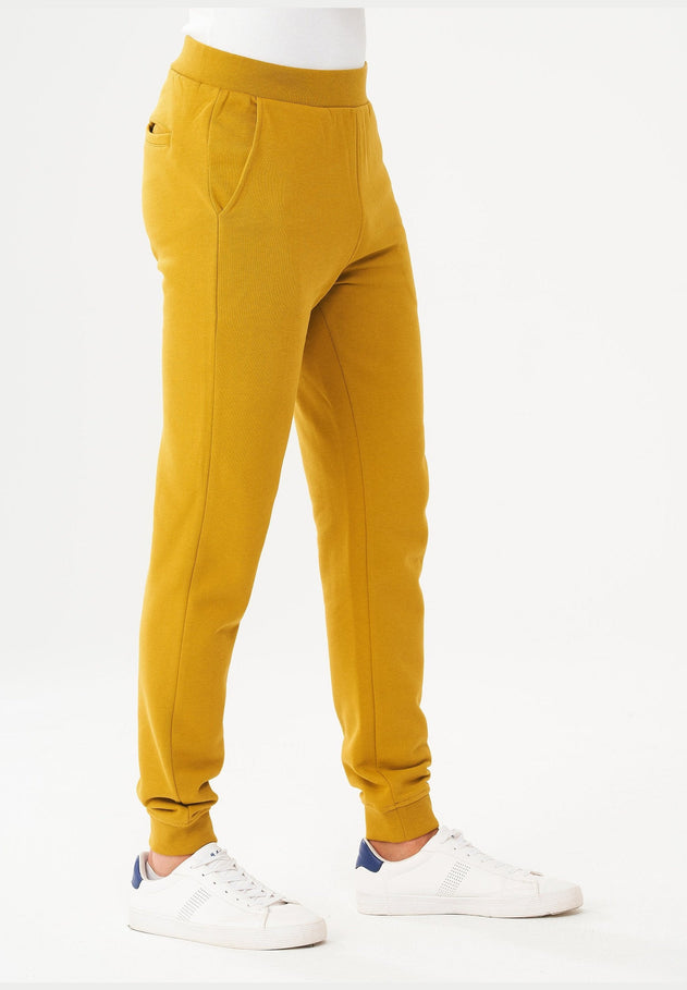 Men's Organic Cotton Fleece Sweatpants Tobacco