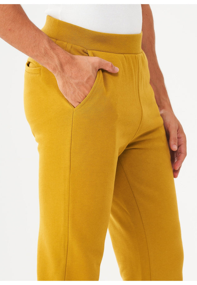 Men's Organic Cotton Fleece Sweatpants Tobacco