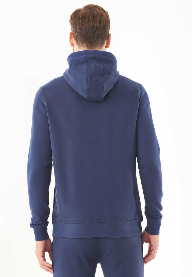 Men's Basic Soft Touch Organic Cotton Hoodie Navy