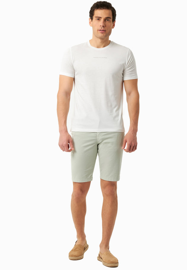 Men's Regular Fit Organic Cotton Shorts Green Moss
