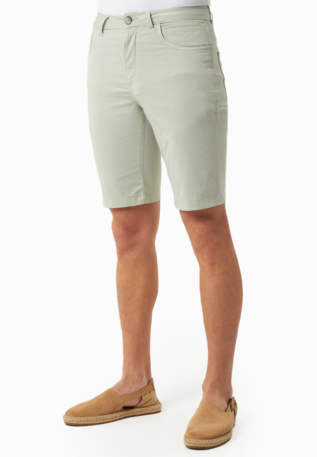 Men's Regular Fit Organic Cotton Shorts Green Moss
