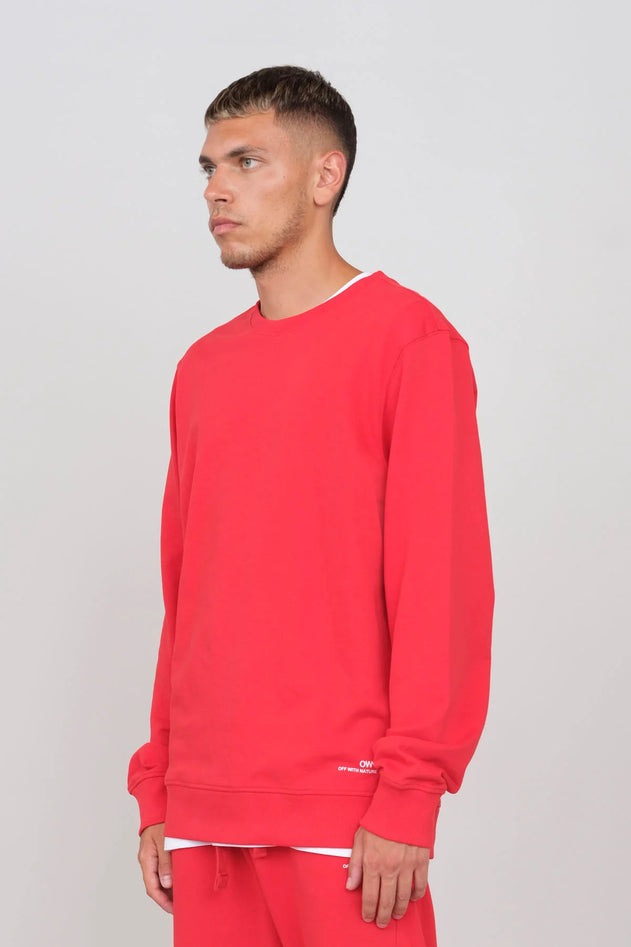 Men's Crewneck Sweatshirt Red