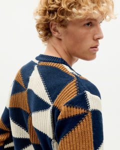 Knitted Guillaume Sweater Blue