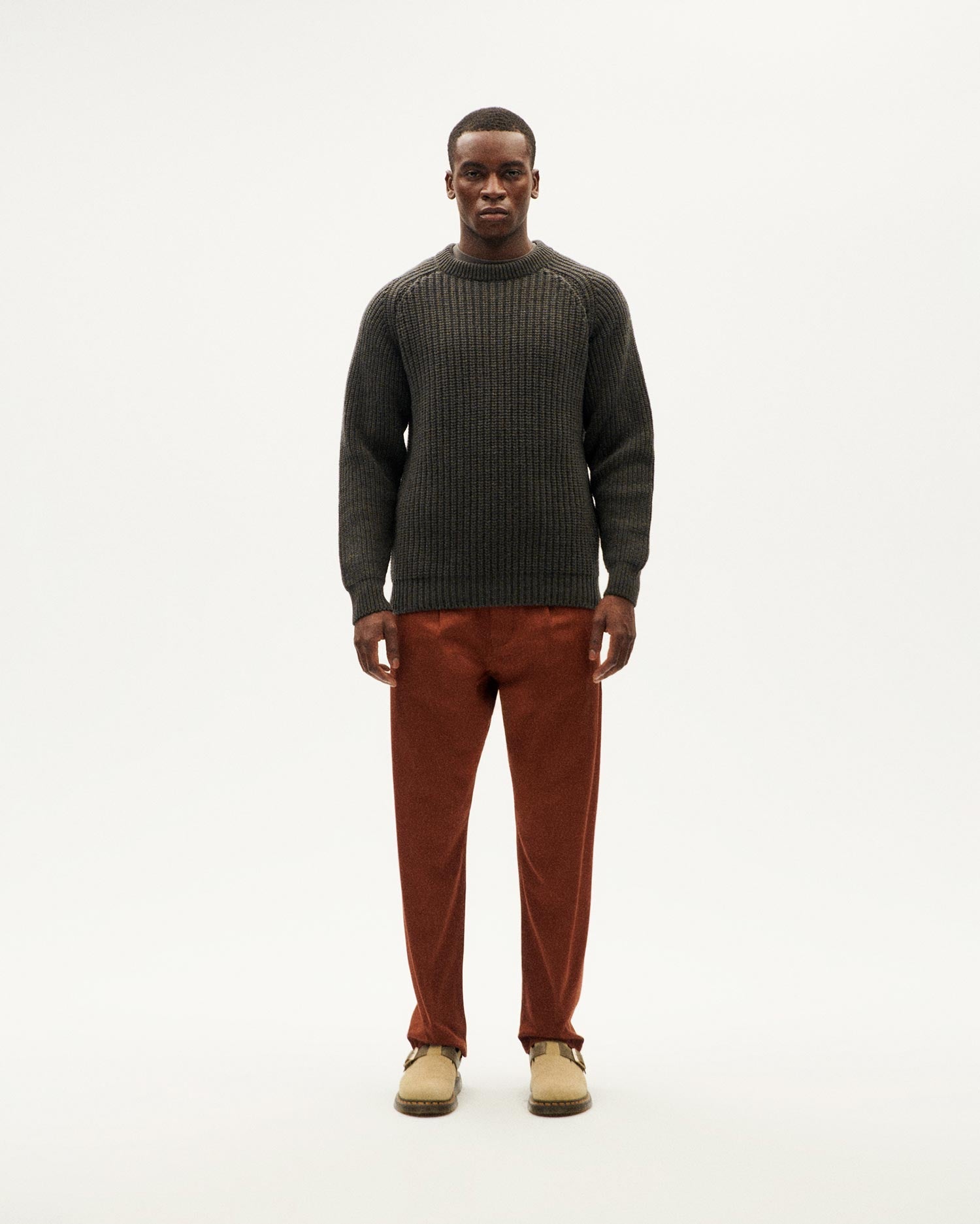 Green wool Neo sweater