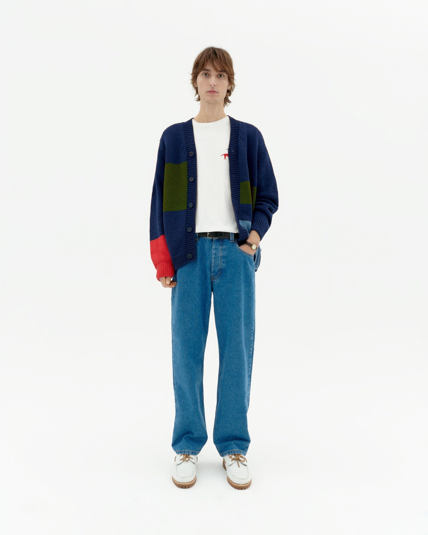 Multicolor knitted Nico cardigan