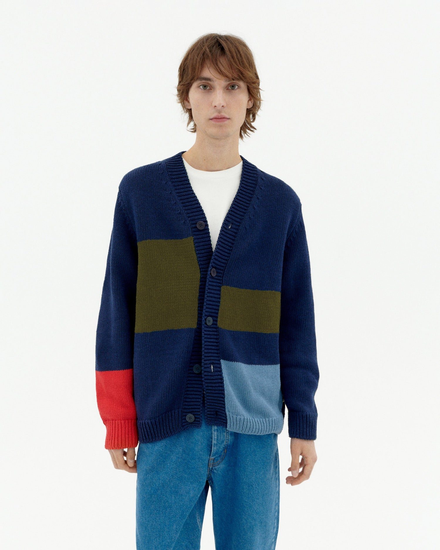 Multicolor knitted Nico cardigan