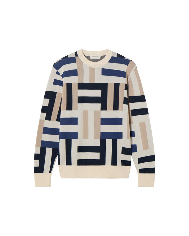 Khem Field Knitted Sweatshirt Multicolor