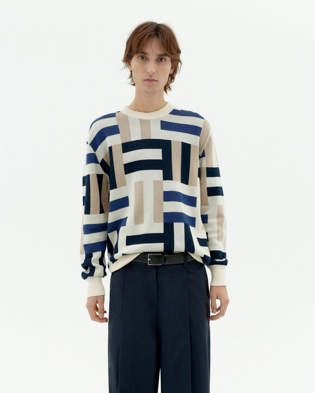 Khem Field Knitted Sweatshirt Multicolor