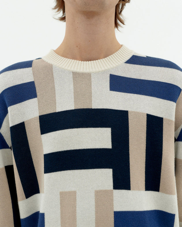 Khem Field Knitted Sweatshirt Multicolor