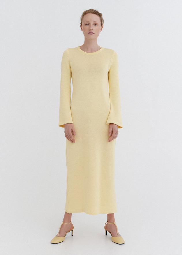 Knitted Cotton Maxi Dress Sun