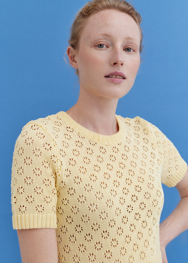 Knitted Cotton Lace Dress Sun