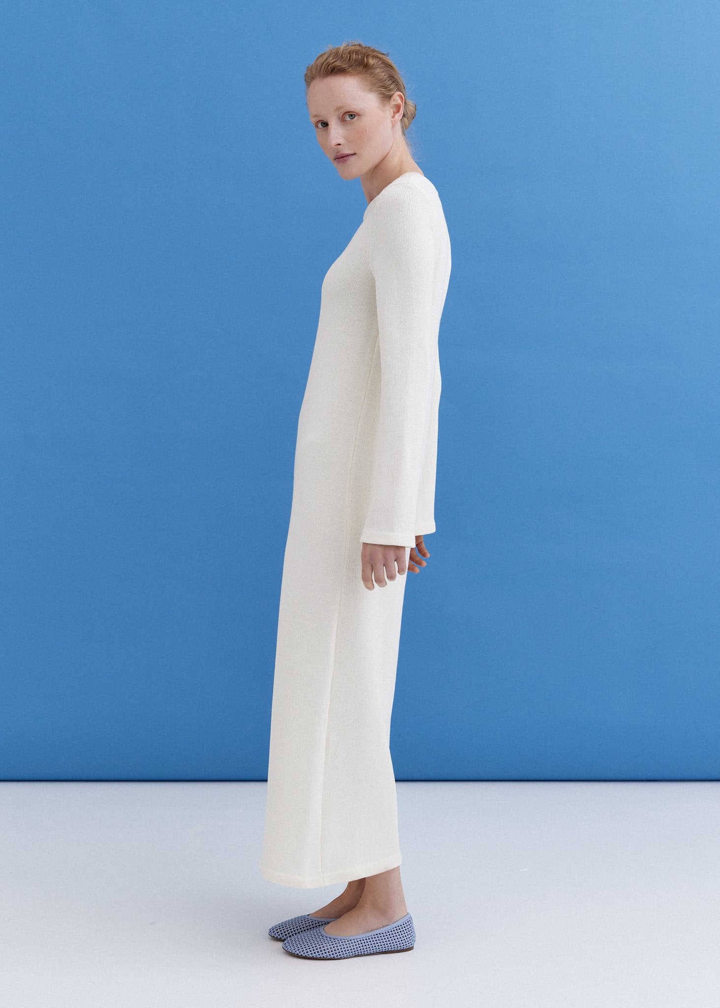 Knitted Cotton Maxi Dress
