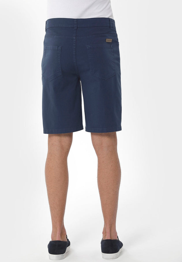Men's Five-Pocket Organic Cotton Shorts Navy