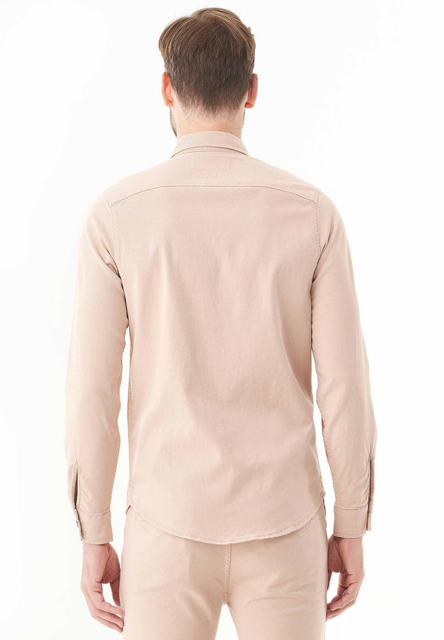 Men's Tencel™ Lyocell Blend Shirt Beige
