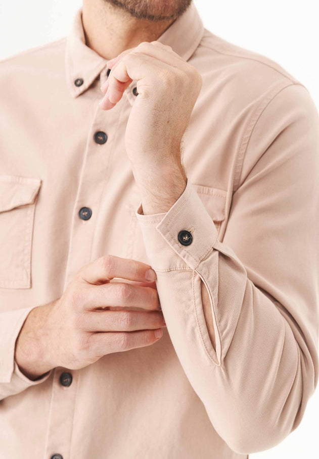Men's Tencel™ Lyocell Blend Shirt Beige