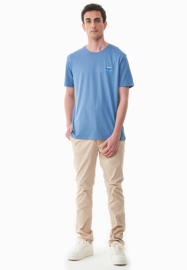 Men's Kleinbus Modal Blend T-Shirt Coronet Blue