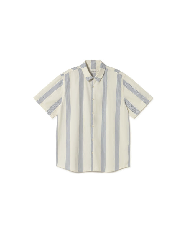 Tom Button-Up Shirt Blue Stripes