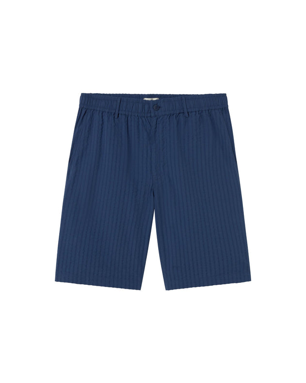 Gasper Bermuda Shorts Seersucker Blue