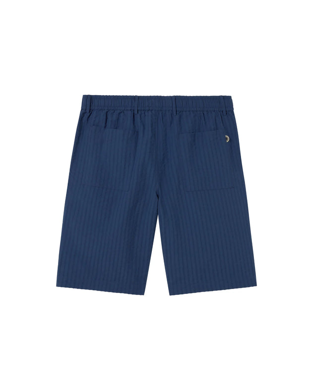 Gasper Bermuda Shorts Seersucker Blue