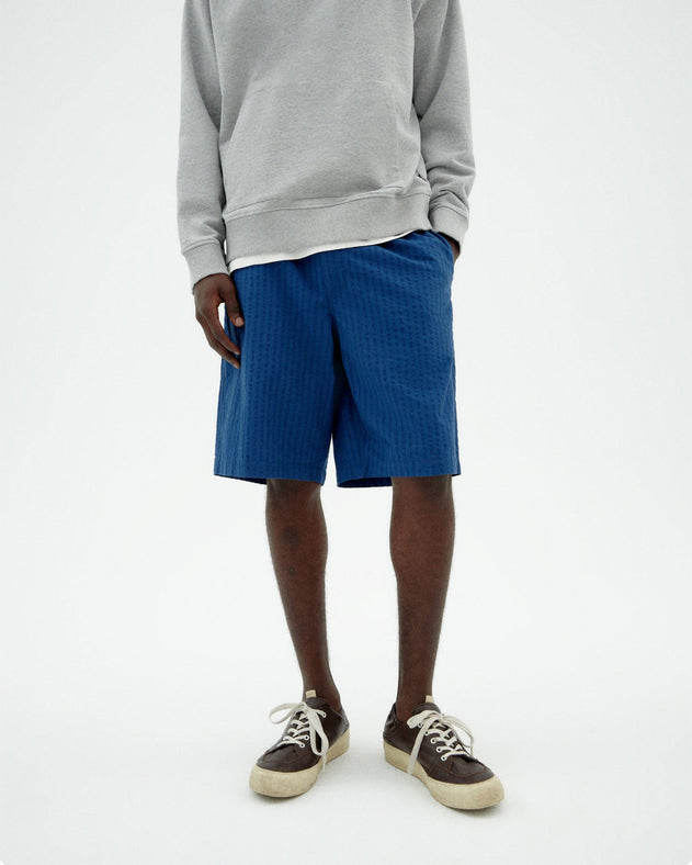 Gasper Bermuda Shorts Seersucker Blue