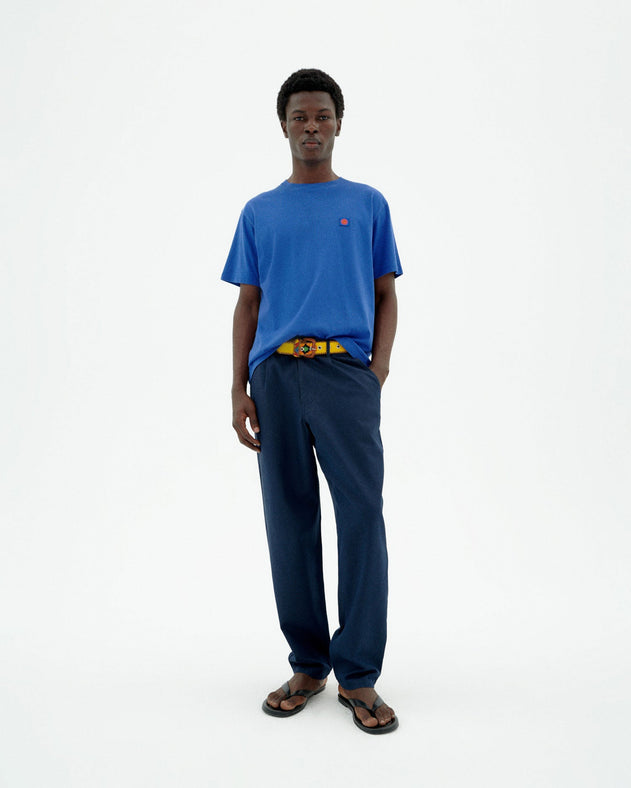 Sun T-Shirt Blue/Brown