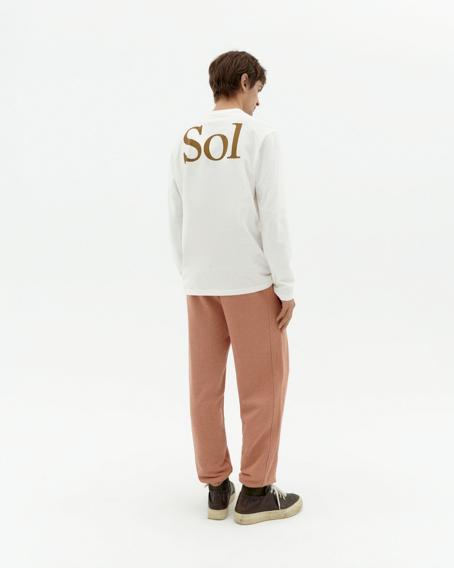Emilio Long Sleeved Sun Type T-Shirt White