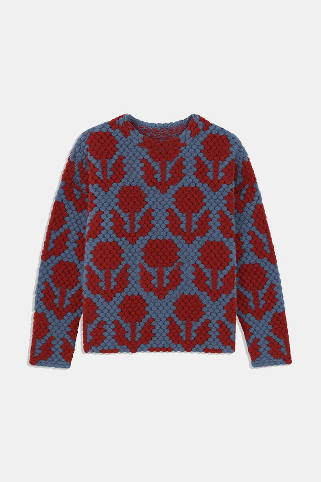 Muche Sweater Red/Blue