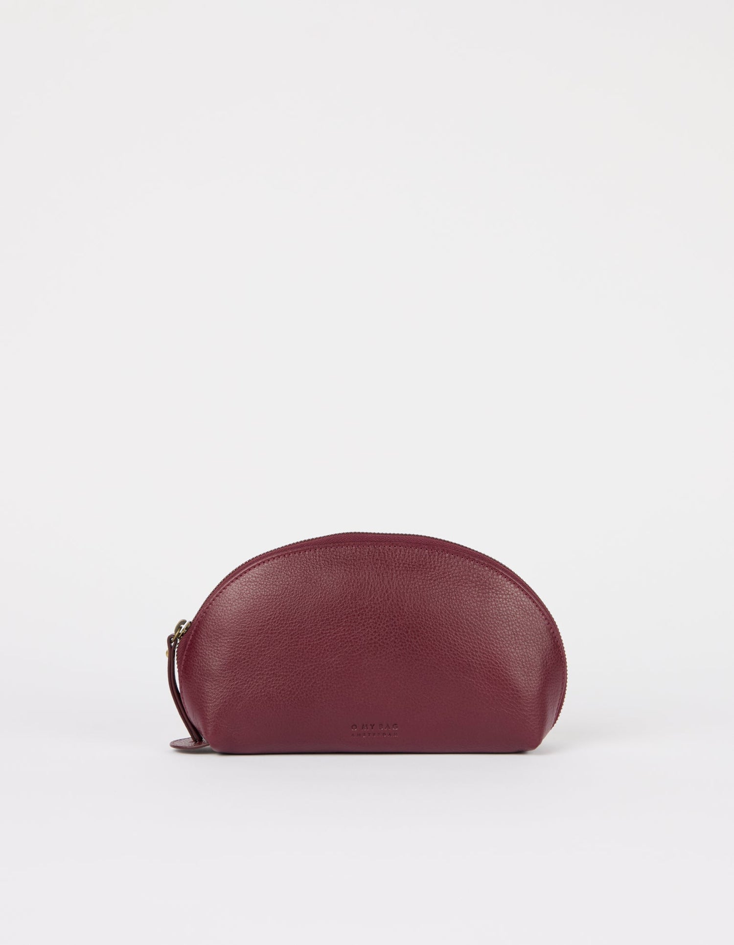 Make up Case Medium Soft Grain Dark Cherry