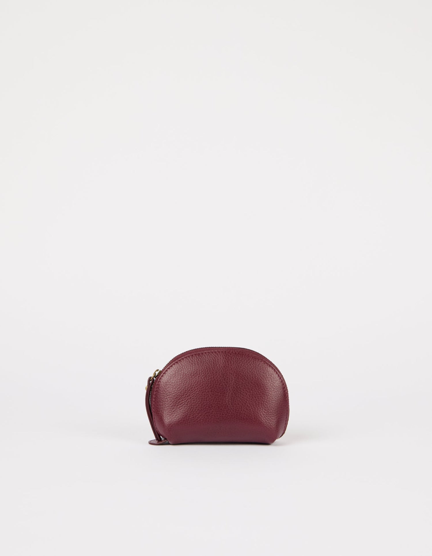 Make up Case Small Soft Grain Dark Cherry