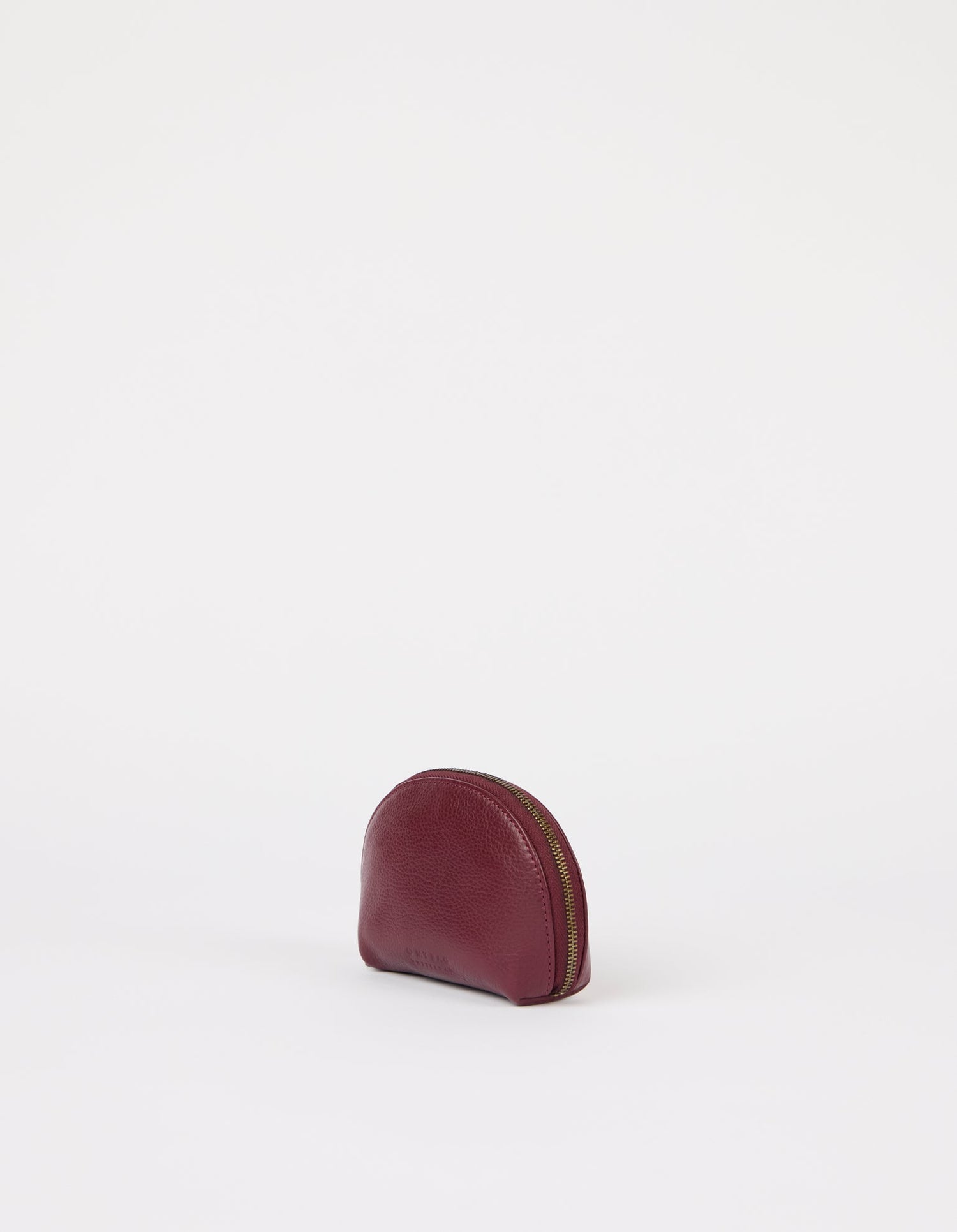Make up Case Small Soft Grain Dark Cherry