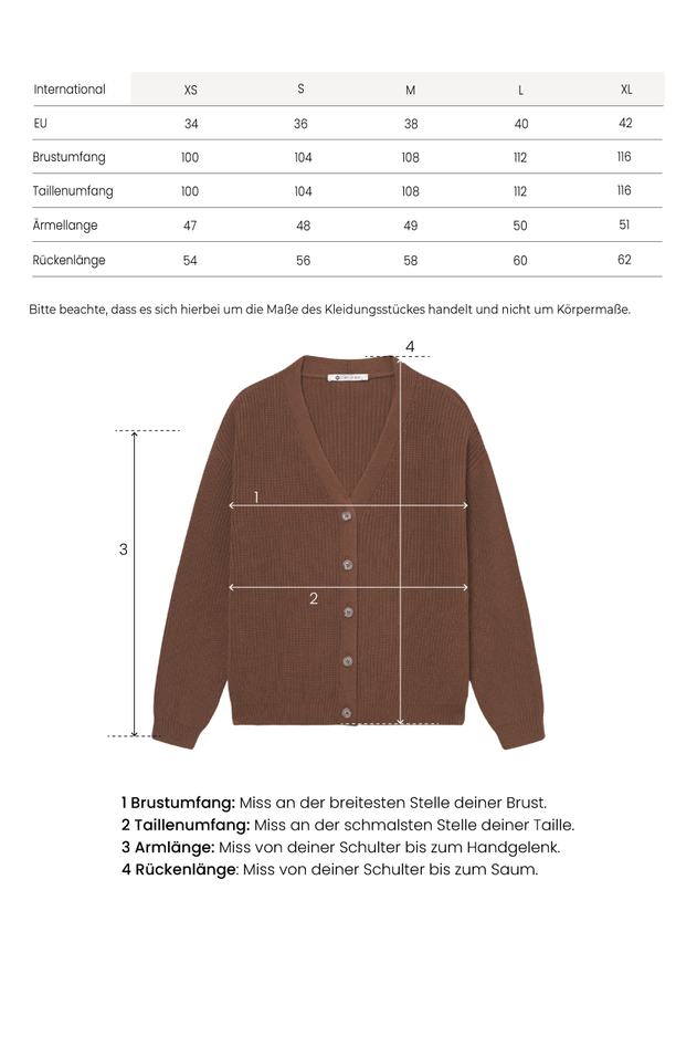 Short Cardigan Dark Brown
